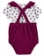 Romper Infantil Menina Com Blusa Vinho Carter's - comprar online