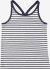 Blusa Infantil Menina Alcinha Listras Branco/Azul Carter`s