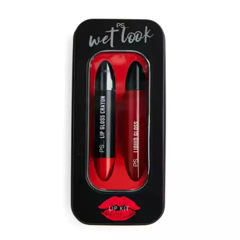 Kit de Maquiagem Wet Look Lip P.S