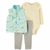 Conjunto Infantil Menina Colete Margarida Kit Com 3 Peças Carter's