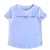 Blusa Infantil Menina Branca Manga Curta Tommy Hilfiger