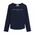 Blusa Infantil Menina Marinho Logo Grande Tommy Hilfiger