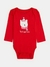 Body Infantil Menina Avulso Vermelho Urso Gap