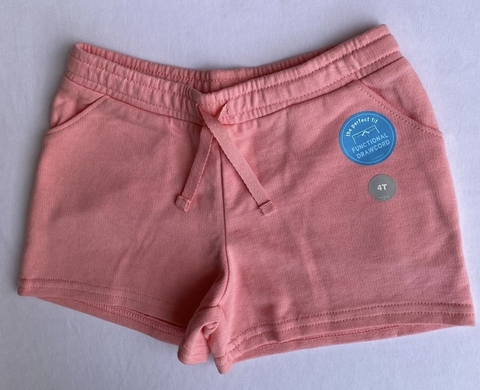 Short Infantil Menina Moletom Rosa Carter’s