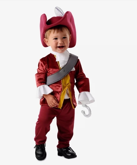 Fantasia Infantil Menino Capitão Gancho Disney - comprar online