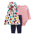 Conjunto Infantil Menina Folhas Kit Com 3 Pecas Carters