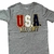 Camiseta Infantil Menino Cinza USA ALL DAY Carter`s