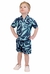 Conjunto Infantil Menino Camisa e Short Verão Beach DKNY