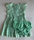 Vestido Infantil Menina Viscose Com Calcinha Verde Agua Floral Carter`s na internet