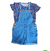 Jardineira Infantil Menina Jeans E Blusa Floral Vigoss