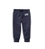 Calça Infantil Menino Moletom Azul Marinho Flanelada Gap