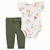 Conjunto Infantil Menina Calça Laço Carter's