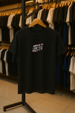 Remera regular build (frente y espalda) en internet