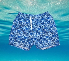Short de Baño importado cammo azul