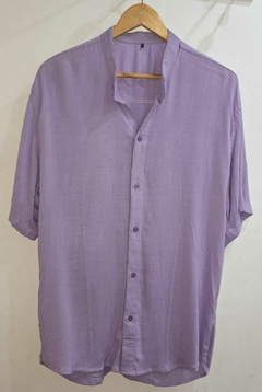 Imagen de Camisa Lino cuello Mao -Manga corta