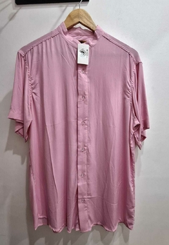 Camisa Fibrana cuello Mao - Manga corta en internet