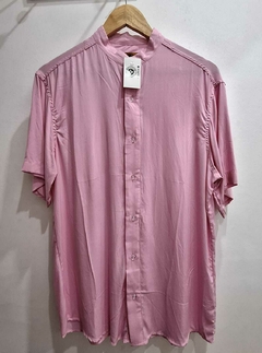 Camisa Fibrana cuello Mao - Manga corta