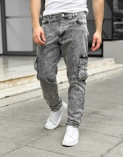 jean mom cargo Grey 3