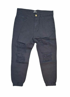 Jean Mom Black roturas