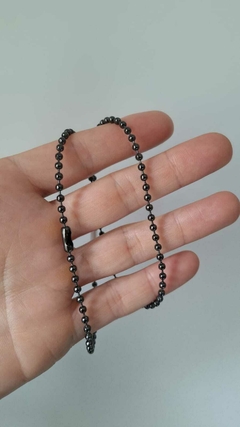 Collar Acero Negro - comprar online