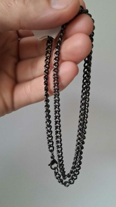 Collar Acero Negro 2