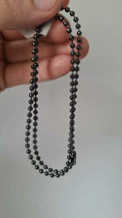 Collar Acero Negro