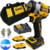 CHAVE DE IMPACT. COMP .20V MAX 1/22AH KIT 2 BAT 2AH DCF922D2 DEWALT + KIT