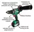 Paraf./Fur. Impacto Bateria 1/2'' 4AHX2 20V ADJZ03-13EM DCA - JC máquinas e ferramentas