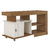 Rack 122cm para TV até 50 Polegadas Royal - Cinamomo / Off White - 041 Wood