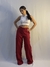 Calça Têmis Alfaiataria Vermelho Cereja