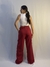 Calça Têmis Alfaiataria Vermelho Cereja na internet