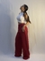 Imagem do Calça Têmis Alfaiataria Vermelho Cereja