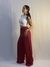 Calça Têmis Alfaiataria Vermelho Cereja