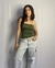 Tube Top Areia Verde na internet