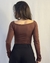 Body Ana Marrom Chocolate