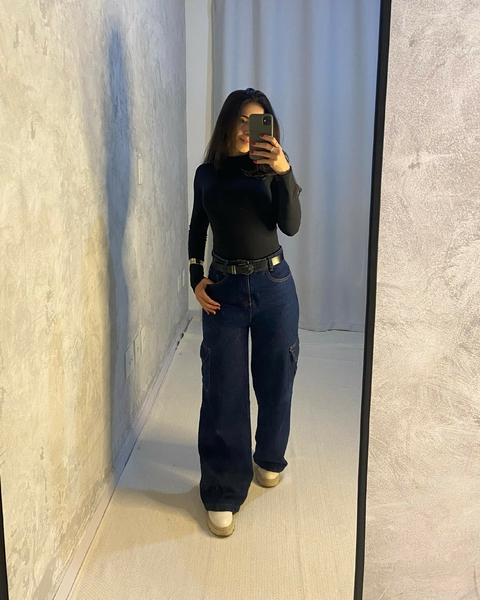 Calça Jeans Cargo Londres Azul - comprar online