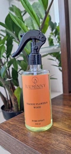 Home Spray Orange Flower & Wood