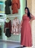 Vestido longo cinturado - comprar online