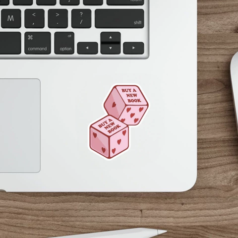 BUY A NEW BOOK - Sticker - comprar online
