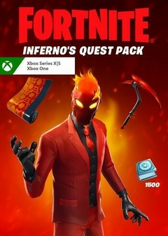 Fortnite - Inferno's Quest Pack + 1,500 V-Bucks Challenge Código de XBOX LIVE ARGENTINA (DLC)