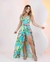 Conjunto estampado saia longa + cropped
