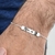 Pulseira placa personalizável na internet
