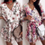 Vestido largo bohemio de verano con estampado Floral para mujer, traje holgado - Timoteo Villa Garcia