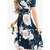 Vestido largo bohemio de verano con estampado Floral para mujer, traje holgado - tienda en línea