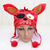 Gorro de felpa de animales de cinco noches, sombrero de invierno, mujeres, hombr
