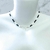 Colar Preto E Branco com Lacinho