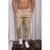Calça Jogger Com Punho Elástico Branca/Bege Produto De Ótima Qualidade Direto Da Fábrica - comprar online