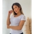 Blusa Feminina com Detalhe de Renda