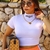Cropped T-shirt Gola Alta Escrita ANGEL - Moda Blogueira Alternativa Feminina - loja online