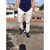 Calça Jogger Com Punho Elástico Branca/Bege Produto De Ótima Qualidade Direto Da Fábrica